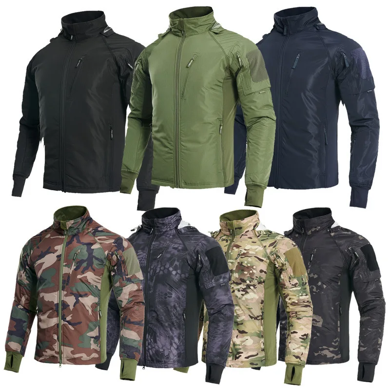 Chaqueta Táctica Camuflaje Polar para Caza y Senderismo