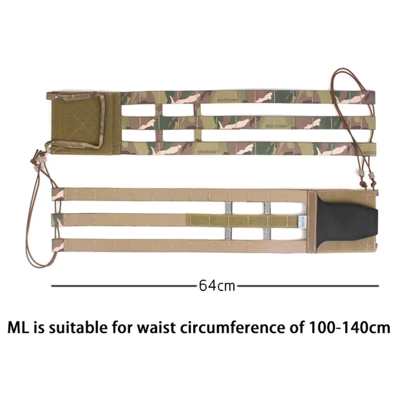 Panel Lateral MOLLE RS03 con Correas para JPC-R, Tablero Organizador - imagen 4