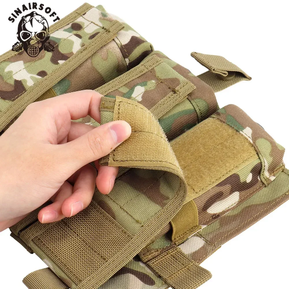 Bolsa MOLLE Triple 5.56mm para chaleco táctico AVS JPC 2.0 - imagen 3