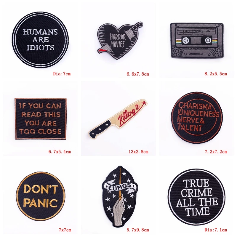 Parche termoadhesivo punk rock llama – Personalizable coser o planchar