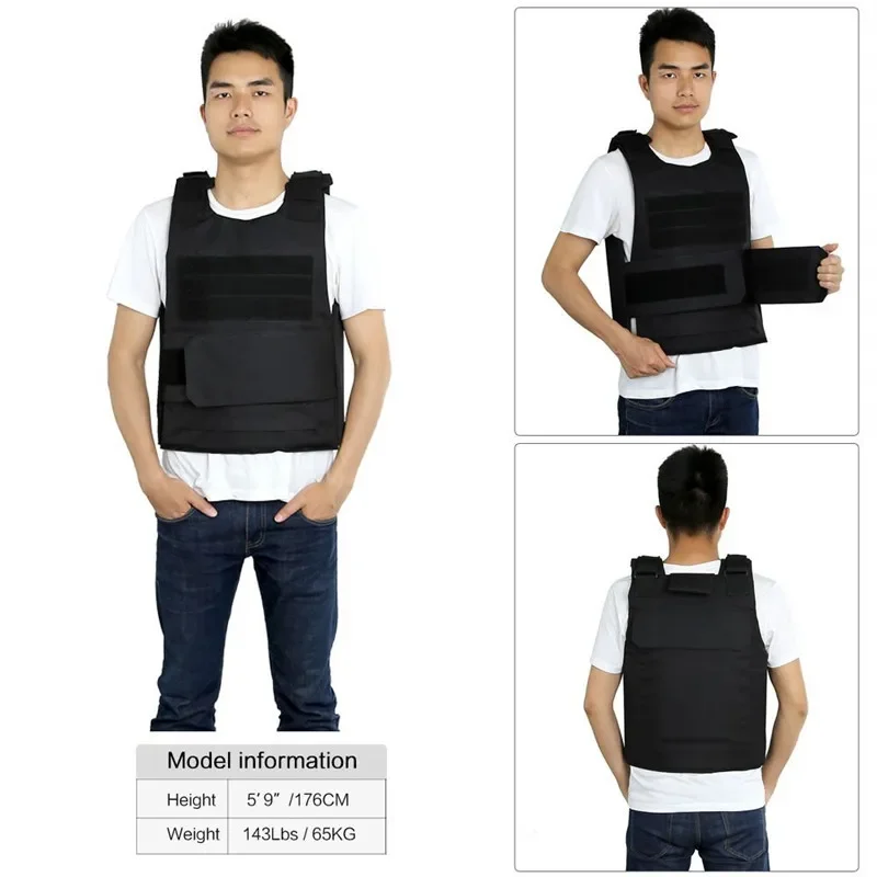 Chaleco táctico anti puñaladas Airsoft para seguridad y caza