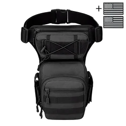 Bolsa de pierna táctica MOLLE ajustable nailon ripstop herramientas