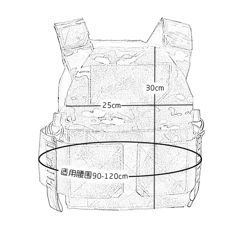 Beaver Incog Thorax Light VT17 chaleco táctico oculto - imagen 3