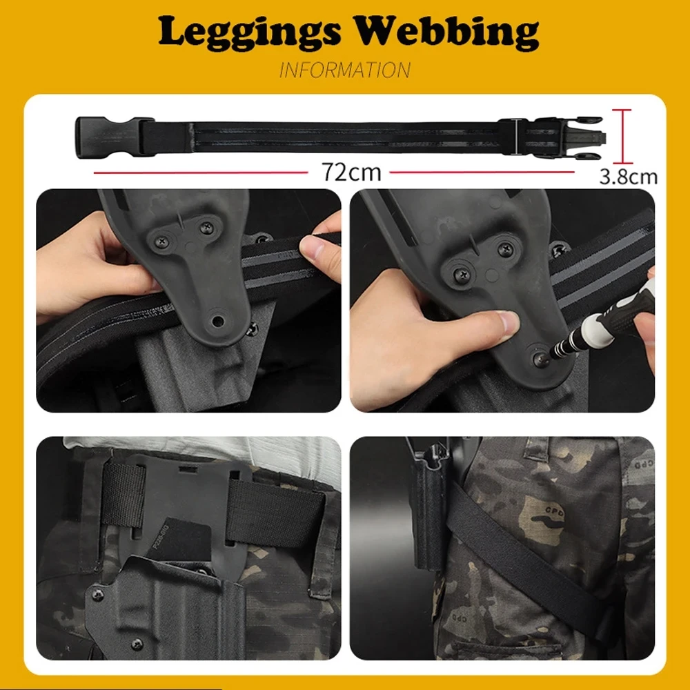 Glock 17/92FS – Kit bloqueo rápido con funda QLS y correa táctica - imagen 4
