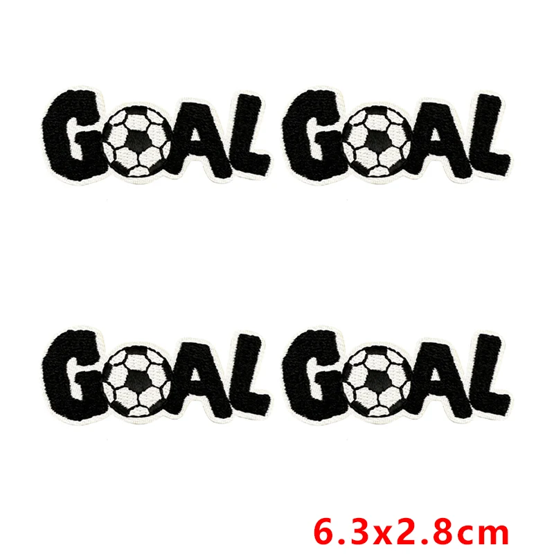 Parche termoadhesivo bordado fútbol para gorras y ropa - imagen 2