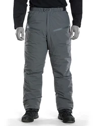 Pantalones tácticos impermeables polar grueso con cremallera carga