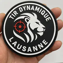 Parche táctico 3D PVC adhesivo personalizado con logotipo