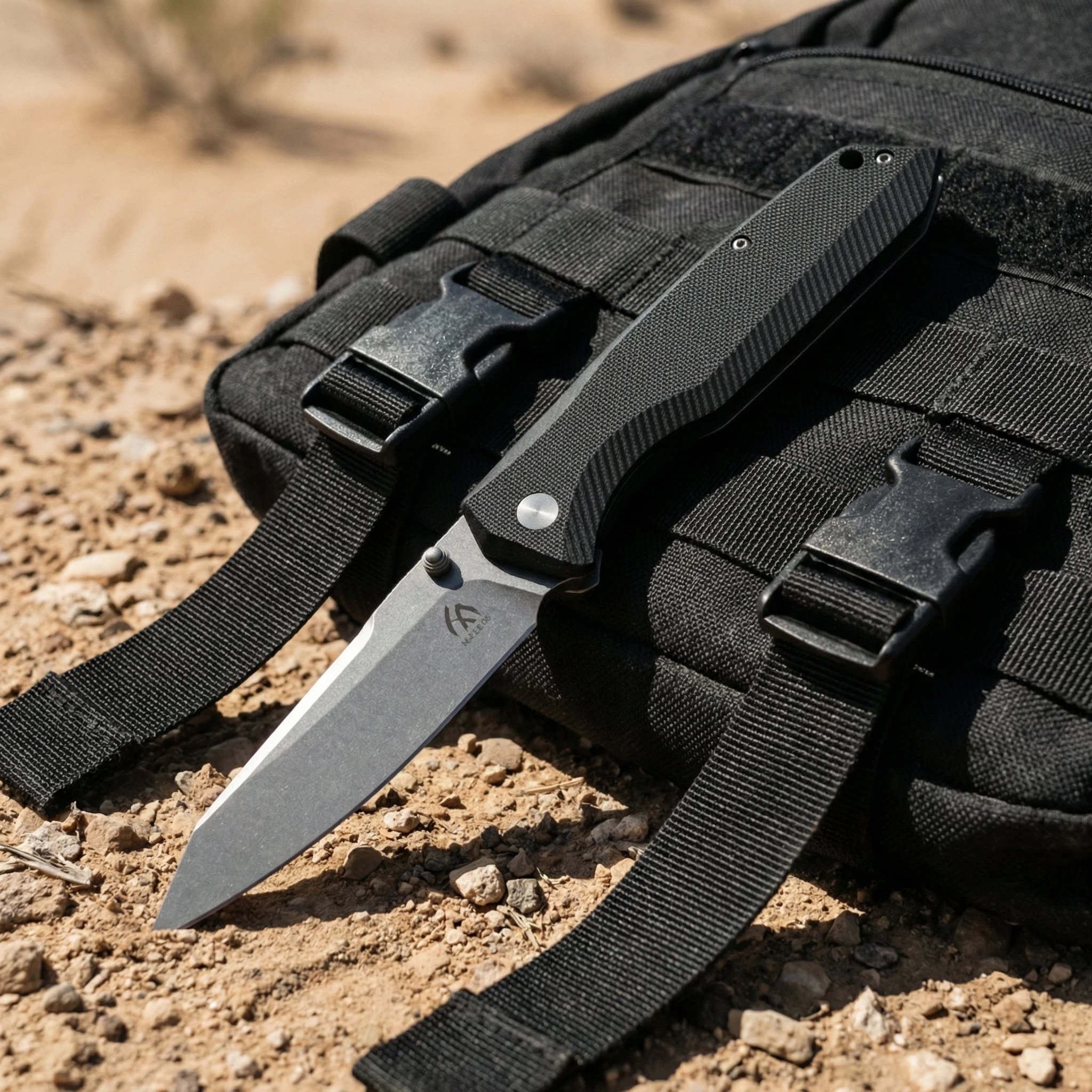 Cuchillo plegable táctico para exteriores, emergencia camping - imagen 5