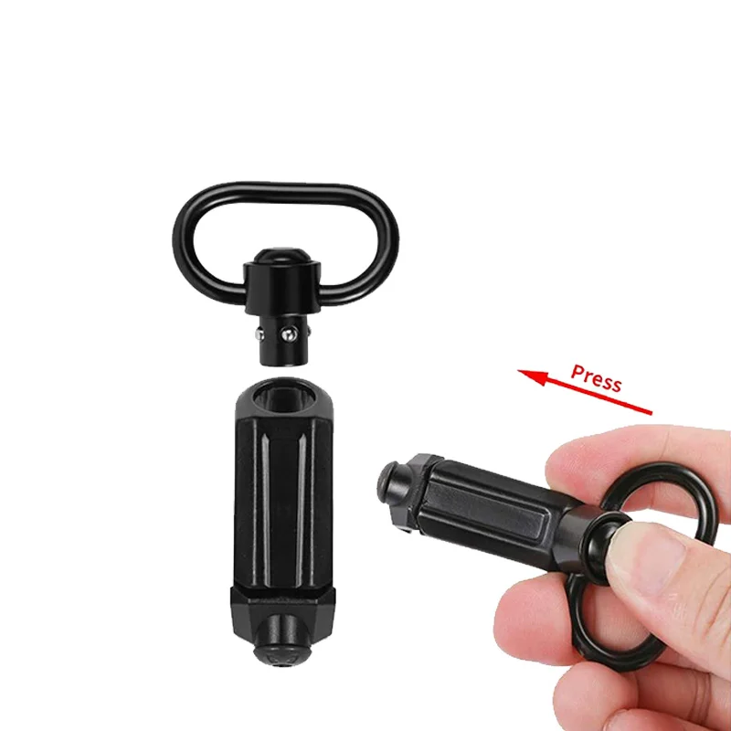Soporte QD giratorio de eslinga metálico 360º para rifle y caza - imagen 3