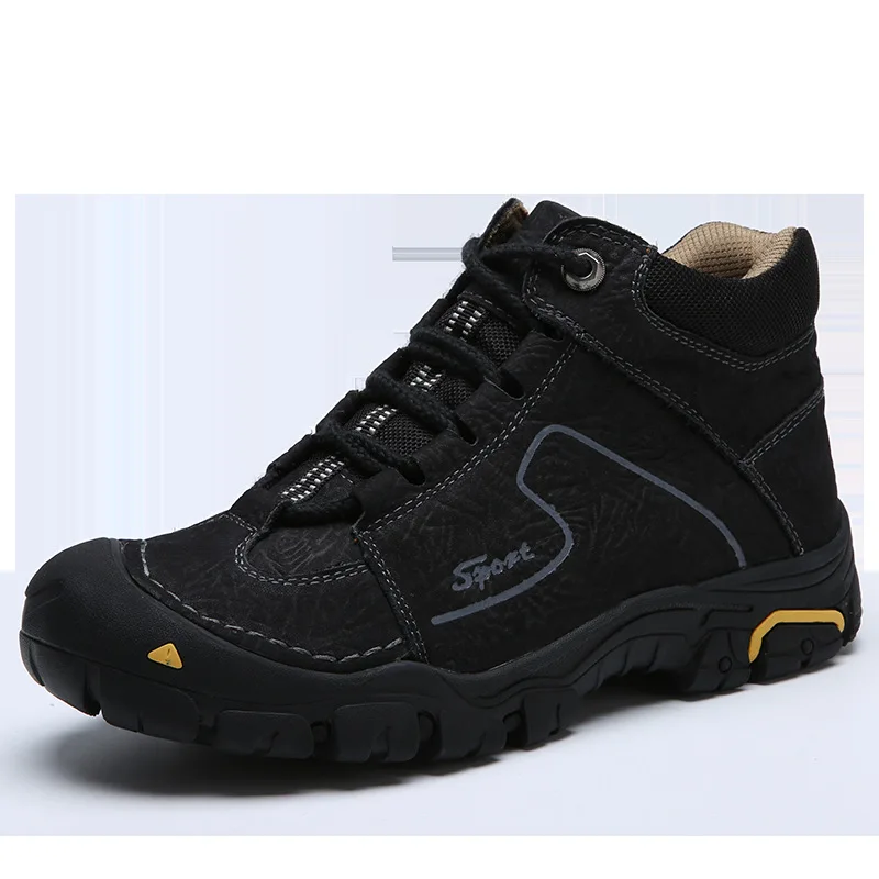 KOWM Botas senderismo piel vaca impermeables montaña invierno - imagen 5