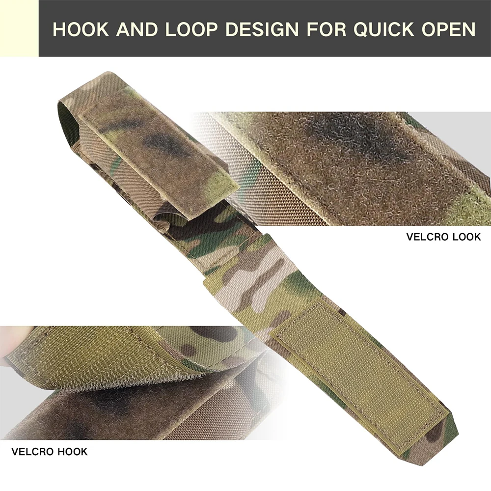 TKO Bolsa Táctica MOLLE Organizador Expandible para Chaleco Caza