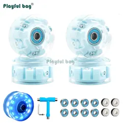 Ruedas LED de poliuretano quad – Recambio universal para patines