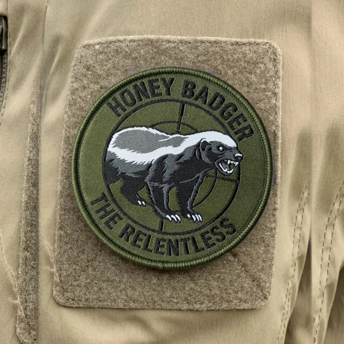 Honey Badger The Relentless – Parche táctico de moral - imagen 5