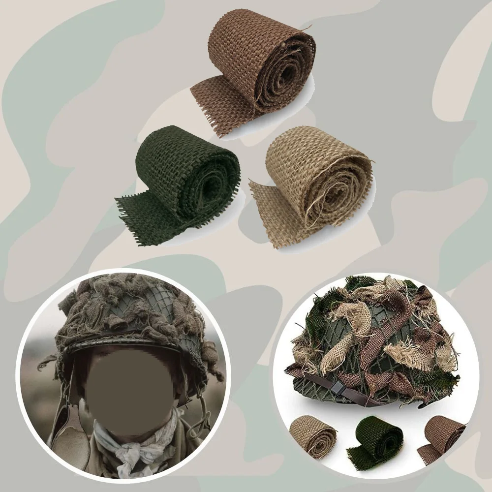 Funda casco WW2 USA paracaidista – Réplica militar con red camuflaje - imagen 2