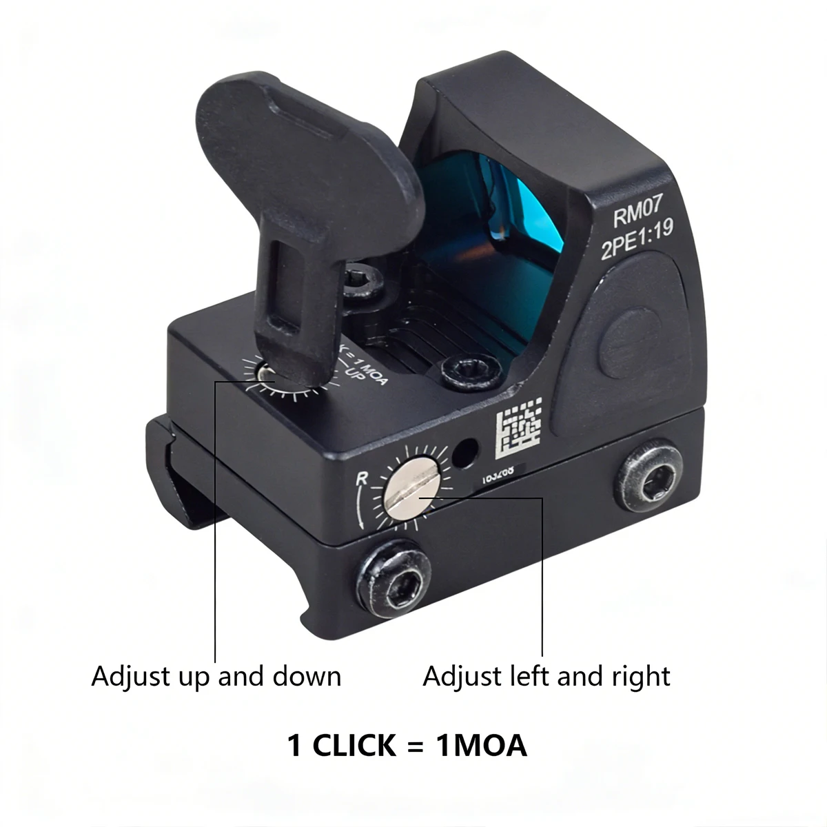 GLOCK visor punto rojo colimador reflex para carril 20mm - imagen 5