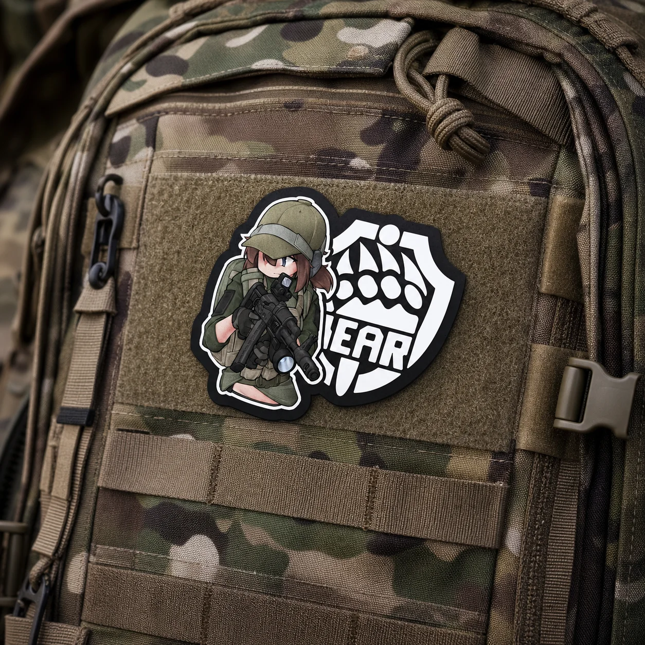 Parche táctico PVC Escape from Tarkov Black Division BEAR - imagen 5