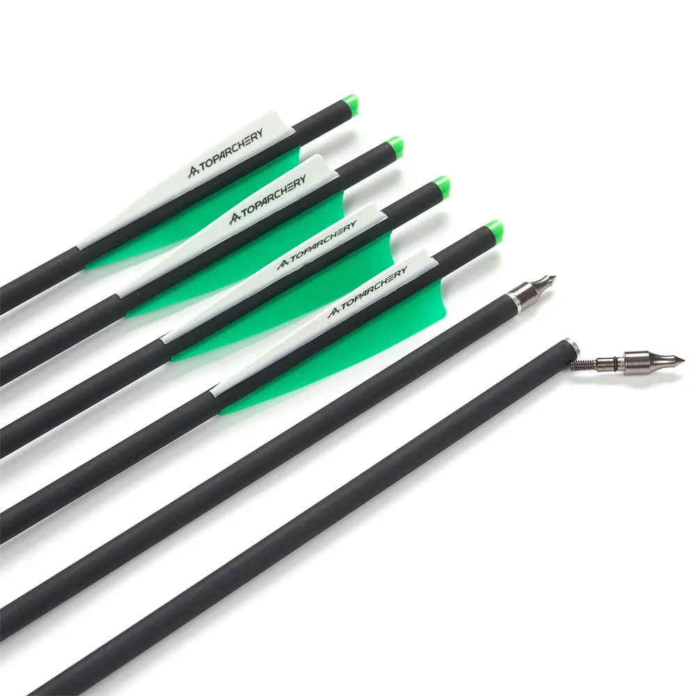 Toparchery flechas de carbono mixto para ballesta de caza y blanco - imagen 3