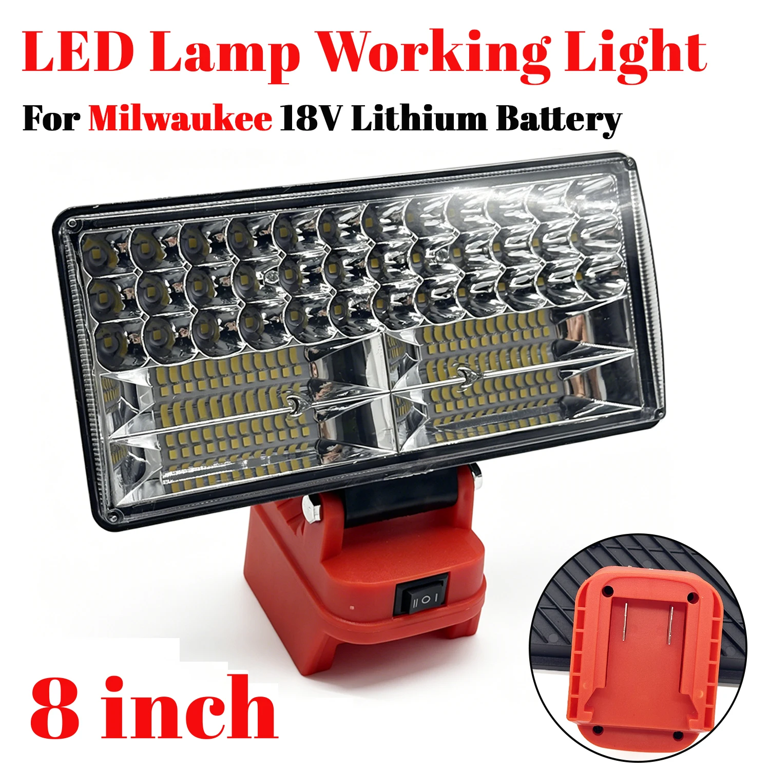 Milwaukee M18 lámpara de trabajo LED inalámbrica sin batería - imagen 2