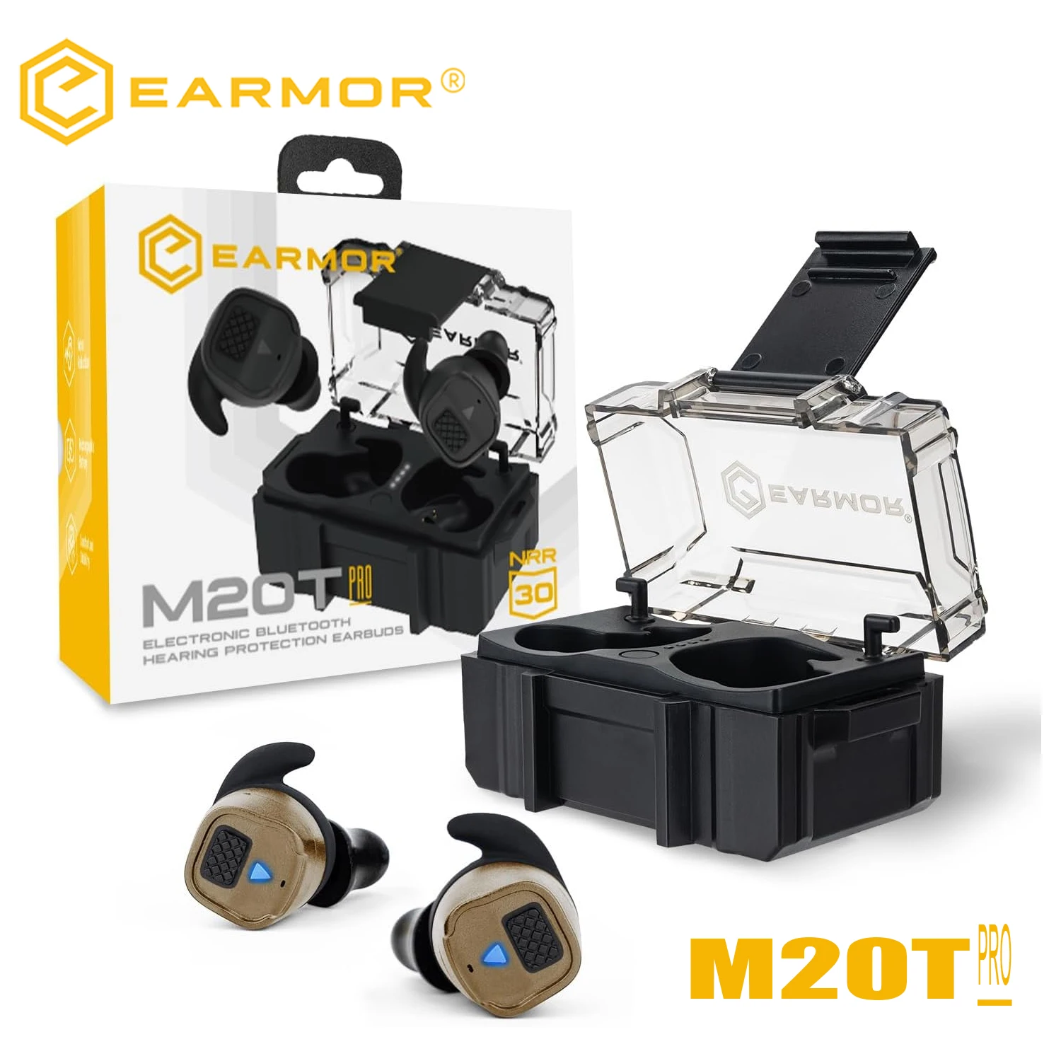 EARMOR M20T PRO Auriculares Tácticos Bluetooth Caza y Tiro NRR30dB - imagen 2