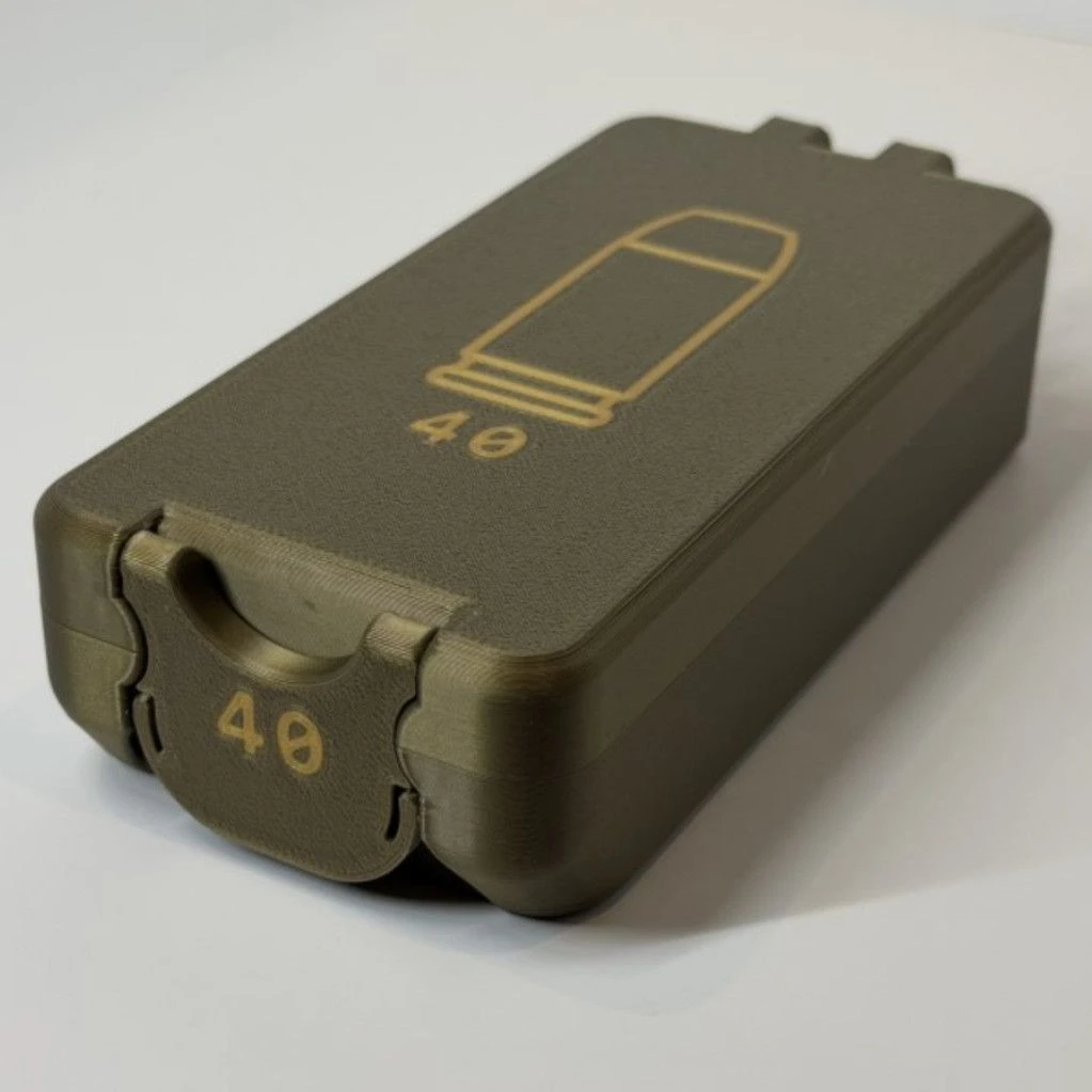 Caja Munición .40 S&W Impresión 3D – Escritorio para Entusiastas - imagen 2
