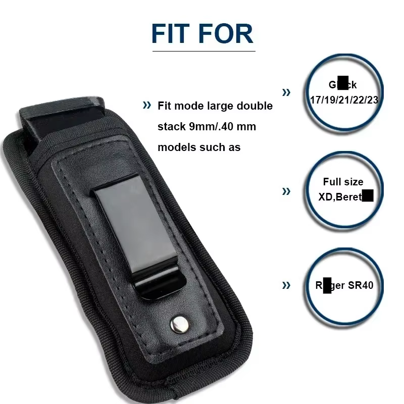 Funda portacargador táctica IWB con clip para cinturón de pistola - imagen 5