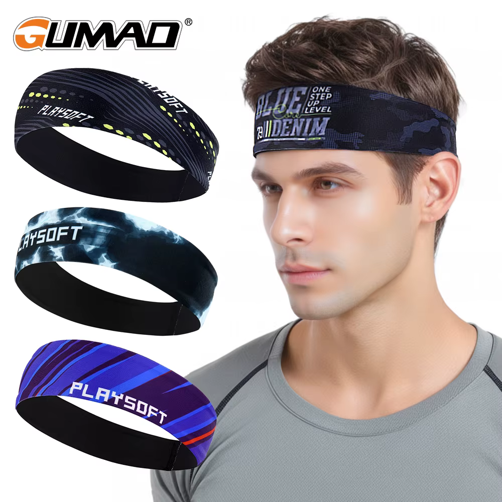 Diadema deportiva antideslizante para hombre y mujer - banda de sudor - imagen 2