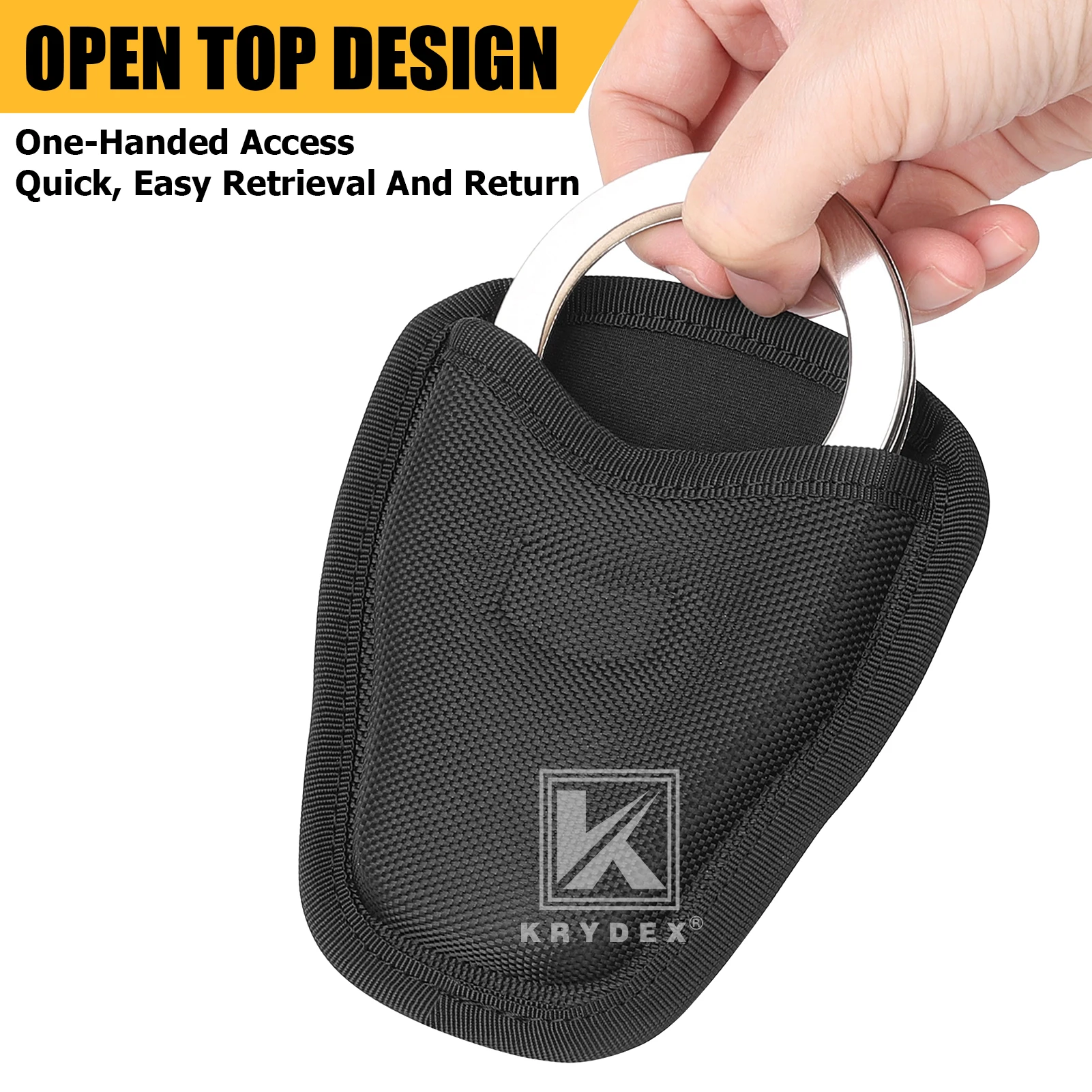 KRYDEX Funda táctica para esposas 1000D de nailon - imagen 4