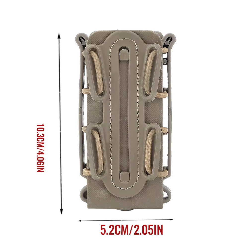 Funda táctica MOLLE portacargadores con gancho de liberación rápida - imagen 2