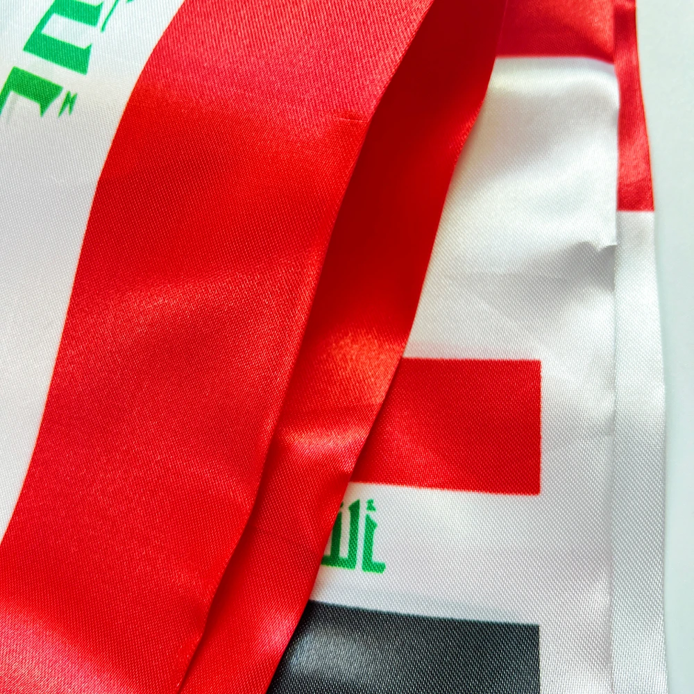Bufanda táctica bandera de Irak doble impresión satén personalizada - imagen 5