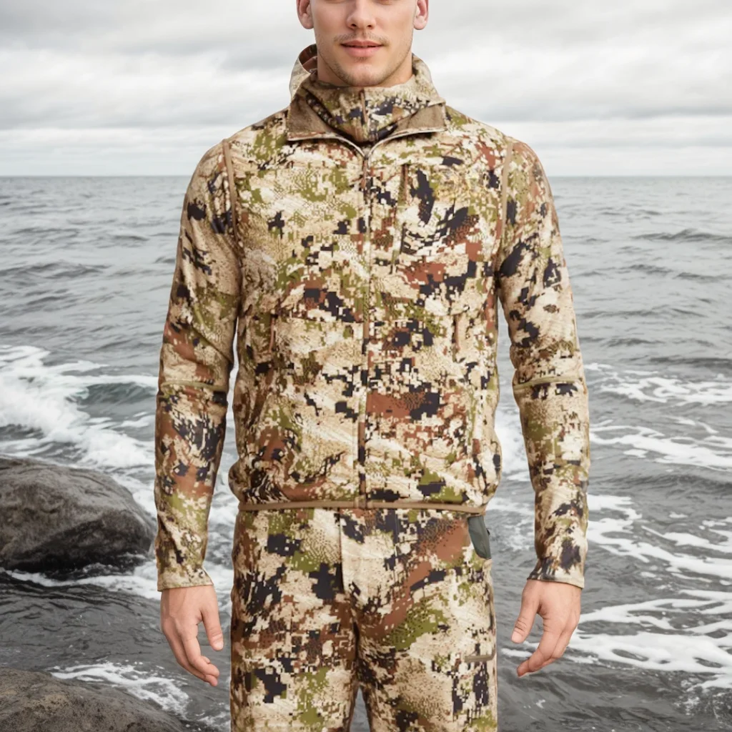 Chaleco táctico camuflaje caza y pesca otoño-invierno hombre