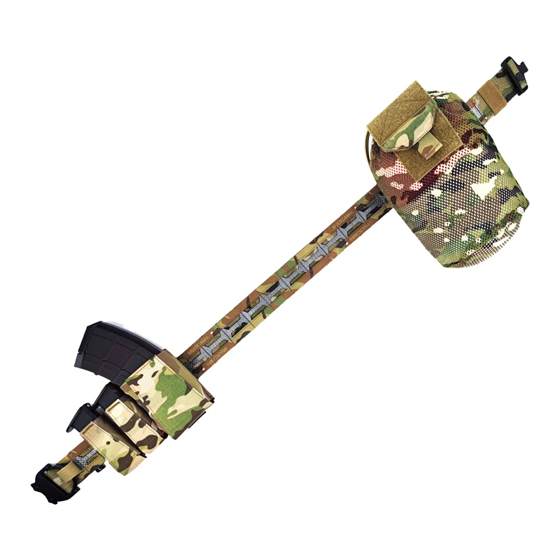 Cinturón táctico MOLLE Multicam con hebilla metálica