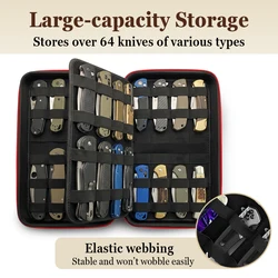 Estuche organizador de cuchillos plegables para caza y camping