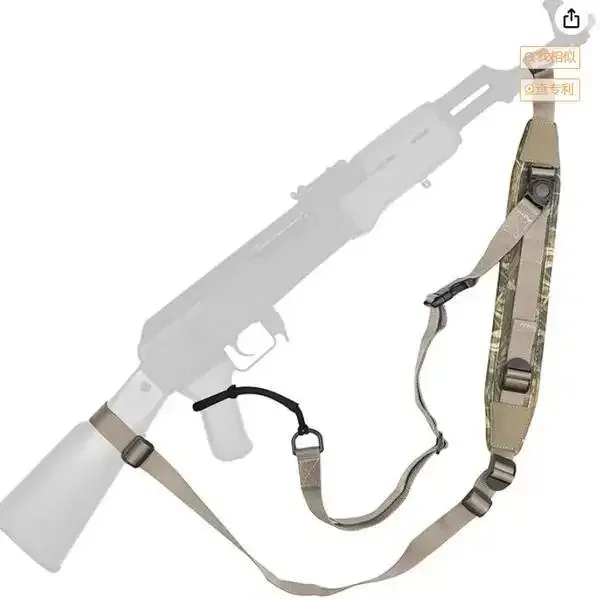 Eslinga táctica ajustable camuflaje con sistema MOLLE para rifle - imagen 5