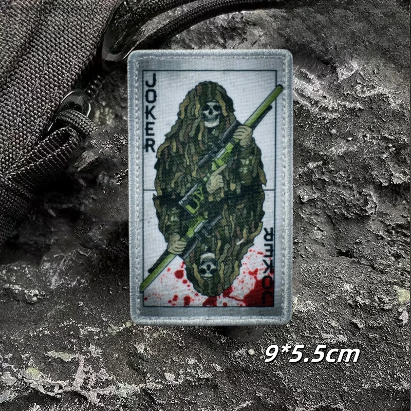 Parche táctico velcro Ace Operator calavera – Insignia militar - imagen 4