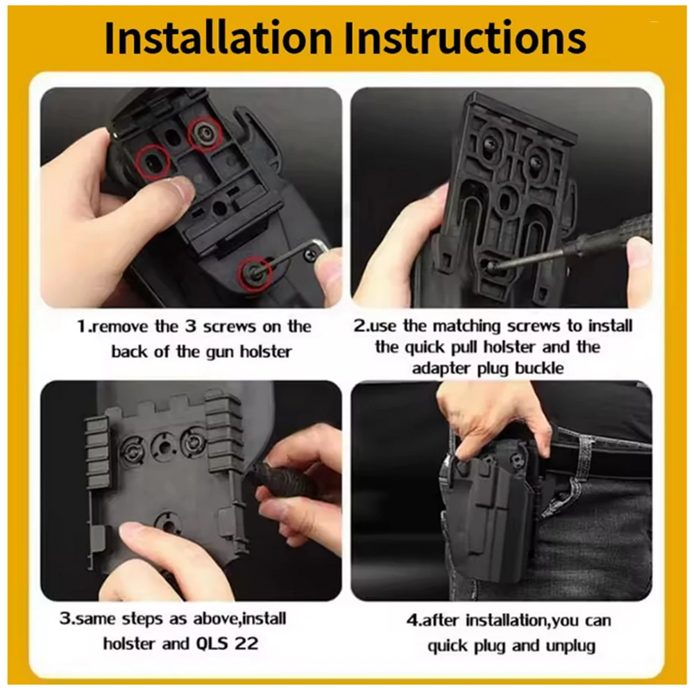 Funda táctica para muslo con correa universal altura media-baja - imagen 4