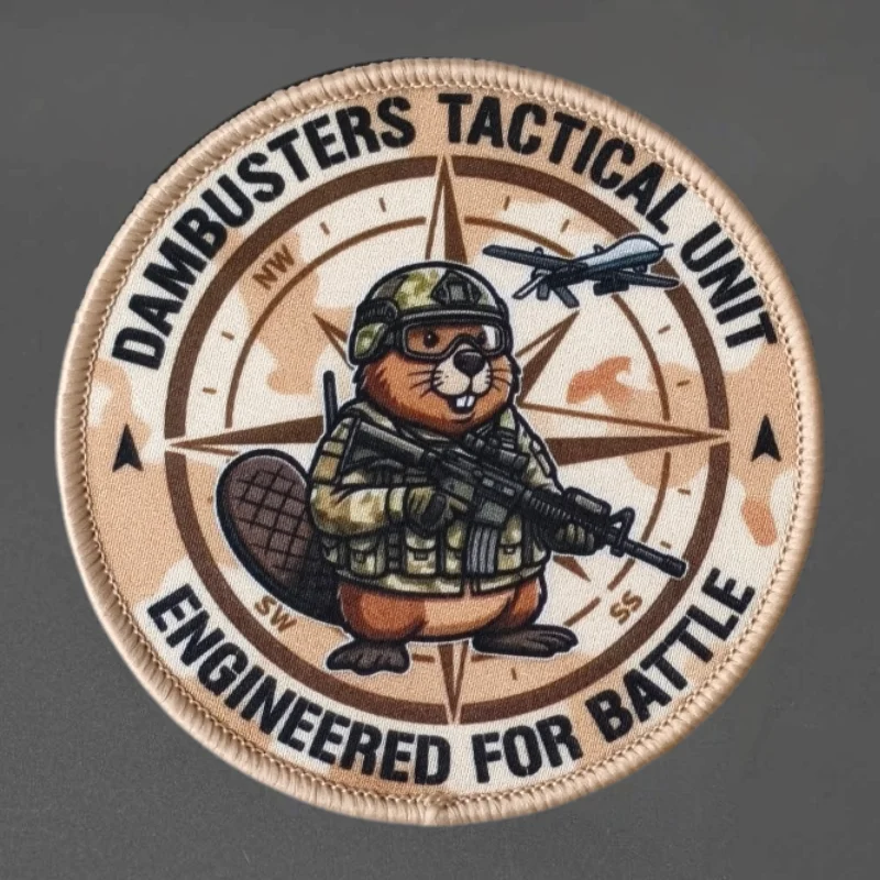 Beaver Squad parches tácticos velcro moral para chalecos y mochilas - imagen 5