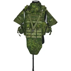 Chaleco táctico de protección completa con placas desmontables CS