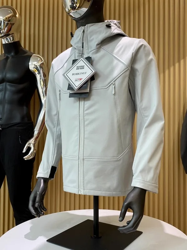 Chaqueta softshell hombre con forro polar resistente al agua - imagen 4
