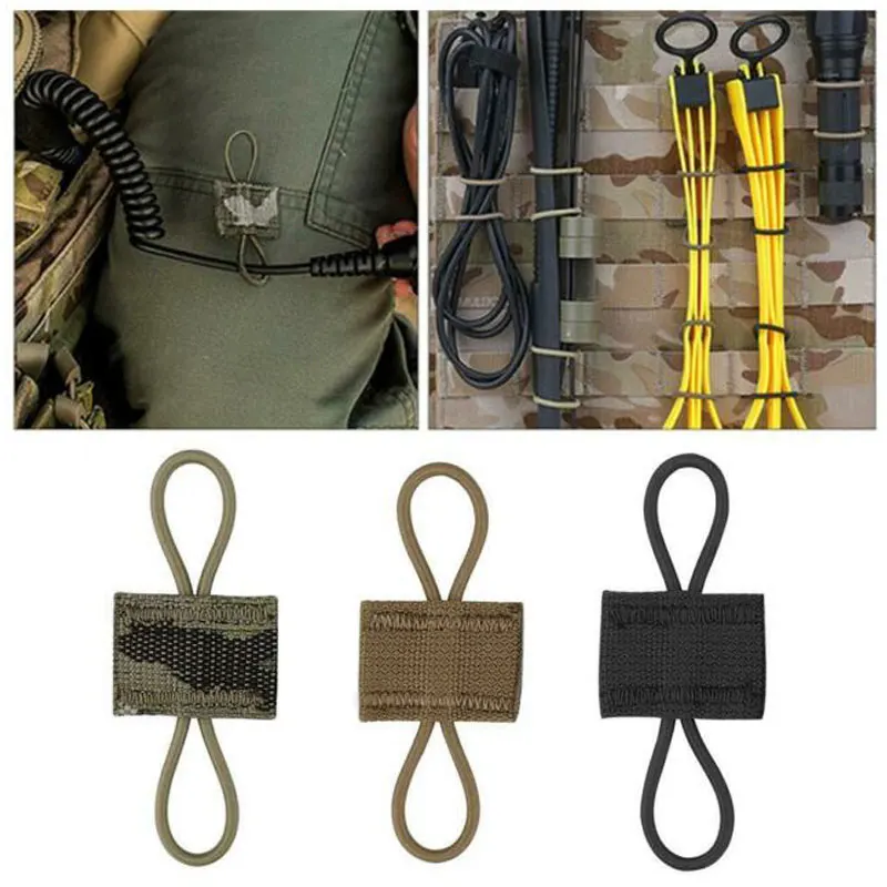 Correa sujeción táctica MOLLE para PTT y accesorios EDC exterior - imagen 2