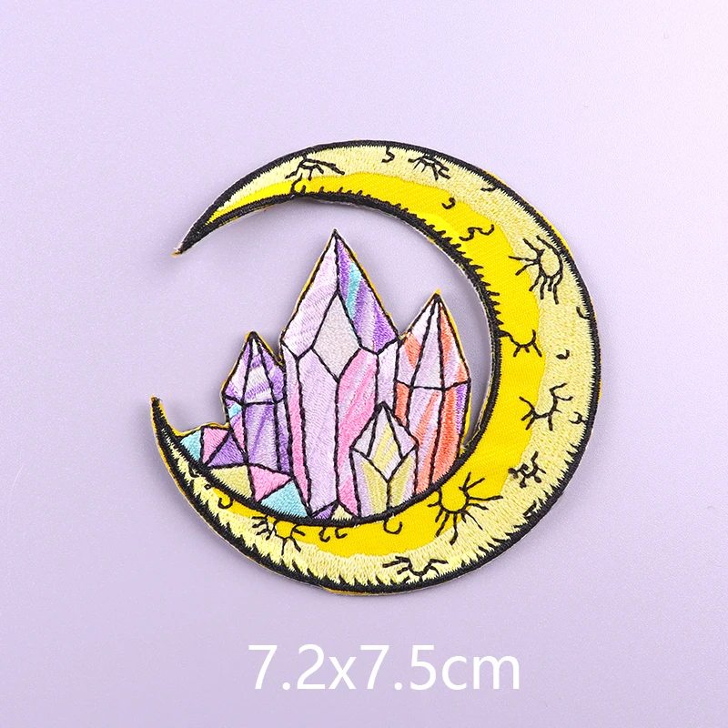 Sun Crystal parche termoadhesivo bordado seta dibujos fusible - imagen 4