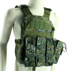 Chaleco táctico de camuflaje digital para entrenamiento