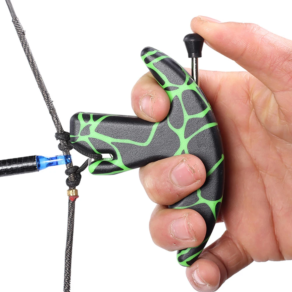Accesorio agarre de pulgar para tiro con arco recurvo y caza - imagen 3