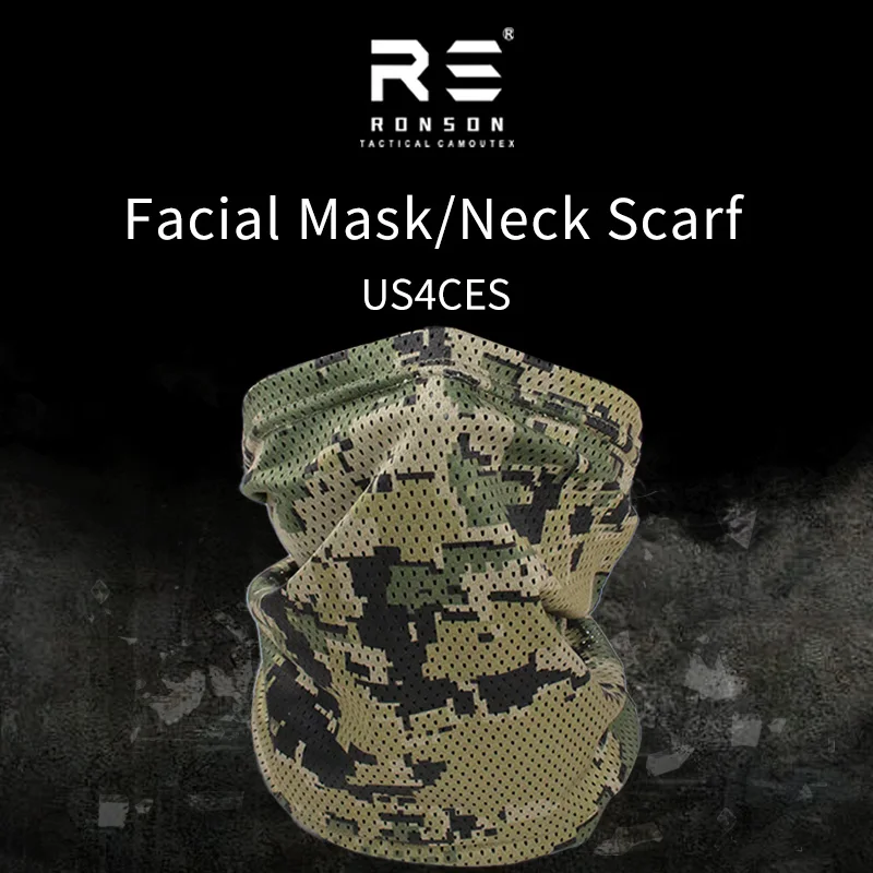 US4CES Pañuelo de camuflaje táctico con protección solar - imagen 4