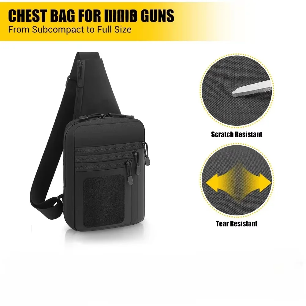 Bolsa táctica MOLLE CCW de nylon EDC para hombro - imagen 3