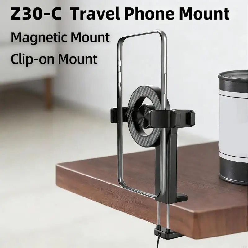 Soporte para móvil con zapata fría y montaje de trípode ajustable - imagen 3