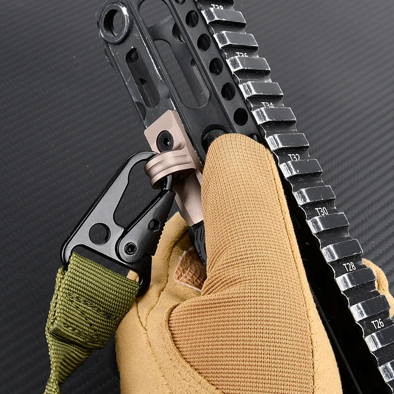 QDX anclaje QD M-LOK compacto para correa, compatible con ganchos - imagen 3