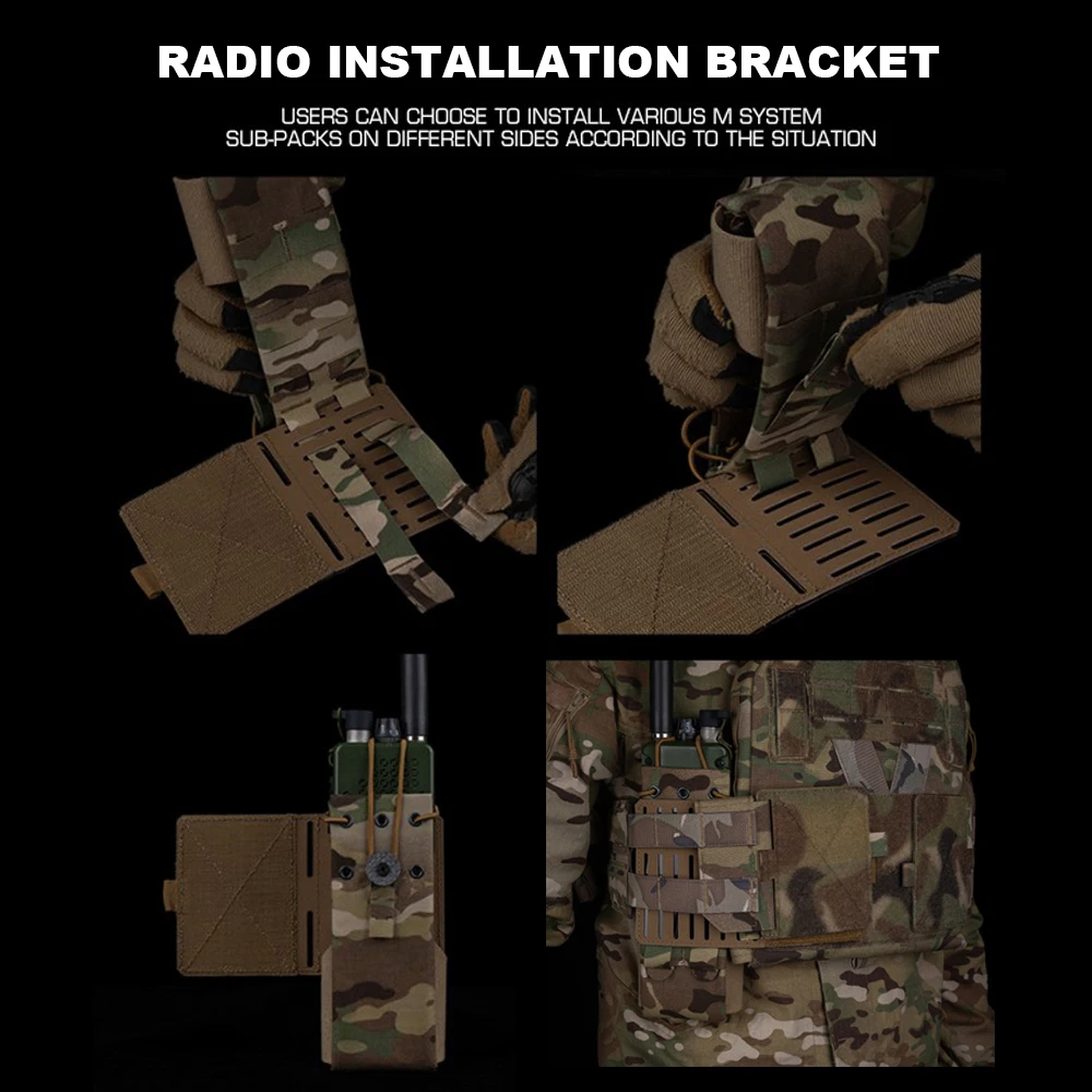 Bolsa colgante MOLLE doble cara para chaleco portaplacas - imagen 2