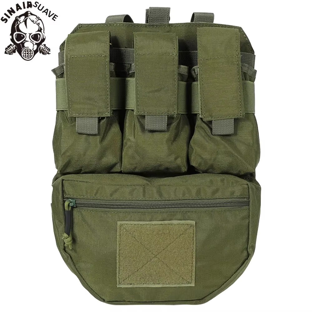 SINAIRSOFT Bolsa MOLLE Portaplacas – Panel Trasero para Airsoft y Caza