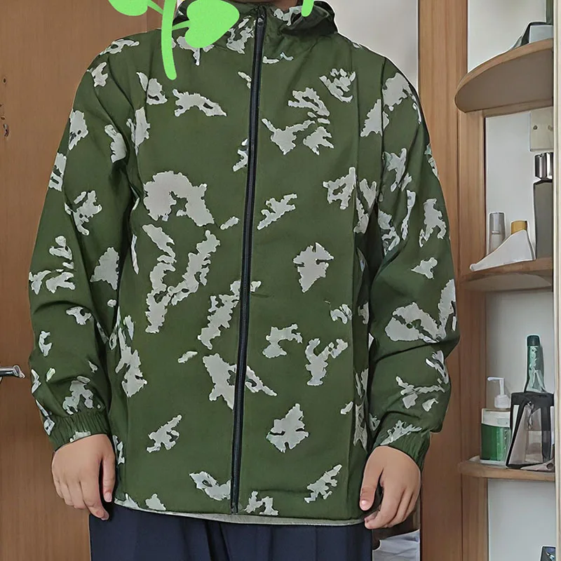 Camisa táctica ligera Birch camuflaje con capucha UV para hombre - imagen 4