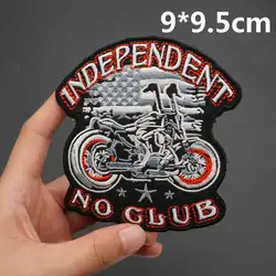 Parche bordado XL independiente para chaleco de motorista